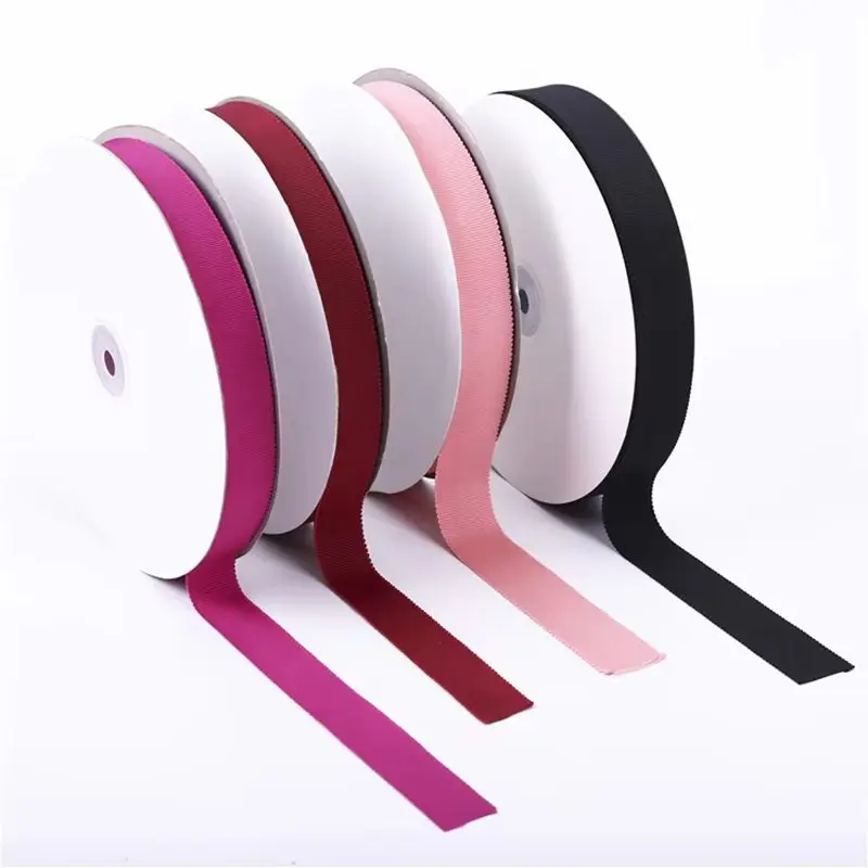 Manufacturer wholesale color thickened thread belt ribbed belt decorative clothing polyester accessories spot luggage woven belt