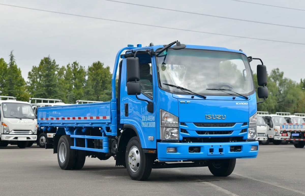 2024 коробка передач isuzu npr 4x2 дизельный грузовик Qingling Isuzu 100p грузовое шасси Электрический грузовой автомобиль