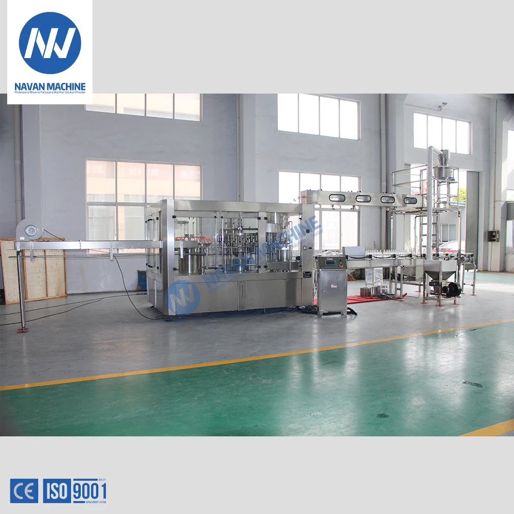 NAVAN Cost Effective Lemonade Production Line Water Filling Line Filling Machine PET Plastic Bottle Filing Capping Machine