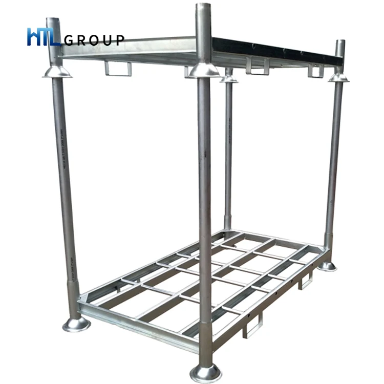 Warehouse Portable Detachable Industrial Welded Metal Steel Pallet Racks with Posts