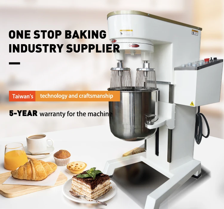 Commercial Industrial Double Arm 20L 20 Liters 40 Liters Electric Cake Snack Egg Bread Flour Mixing Planetary  Mixer Machine