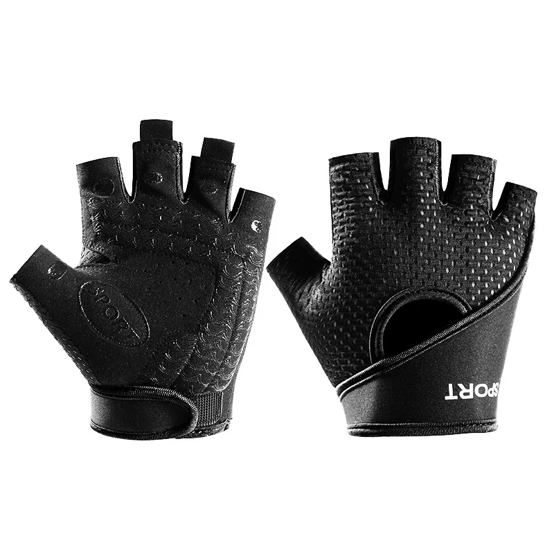 Wholesale Men And Women Wear-resistant Riding Half Finger Gloves Fitness Outdoor Sports Gloves