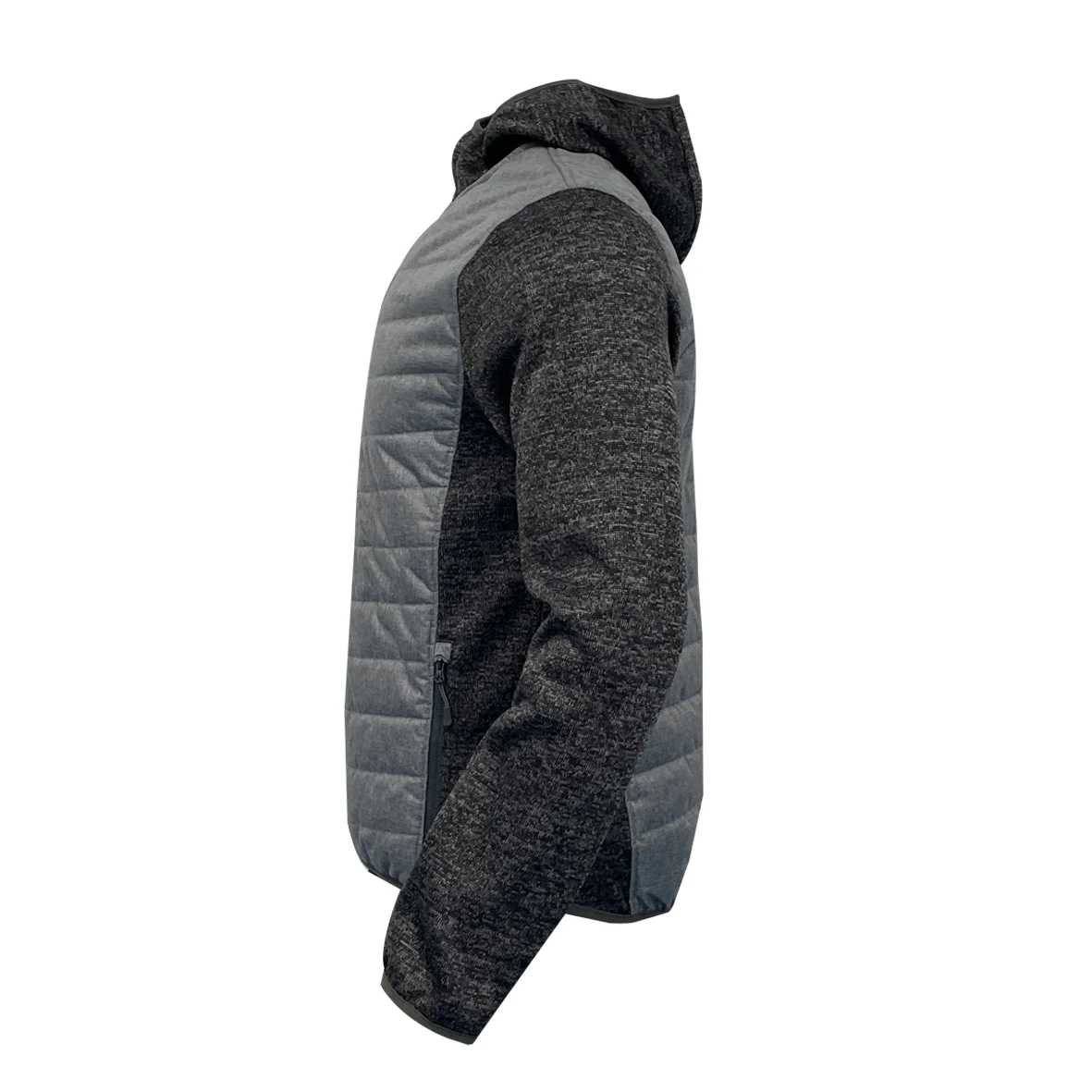 New design bodkin knitted men jacket winter padding clothes puffy jacket