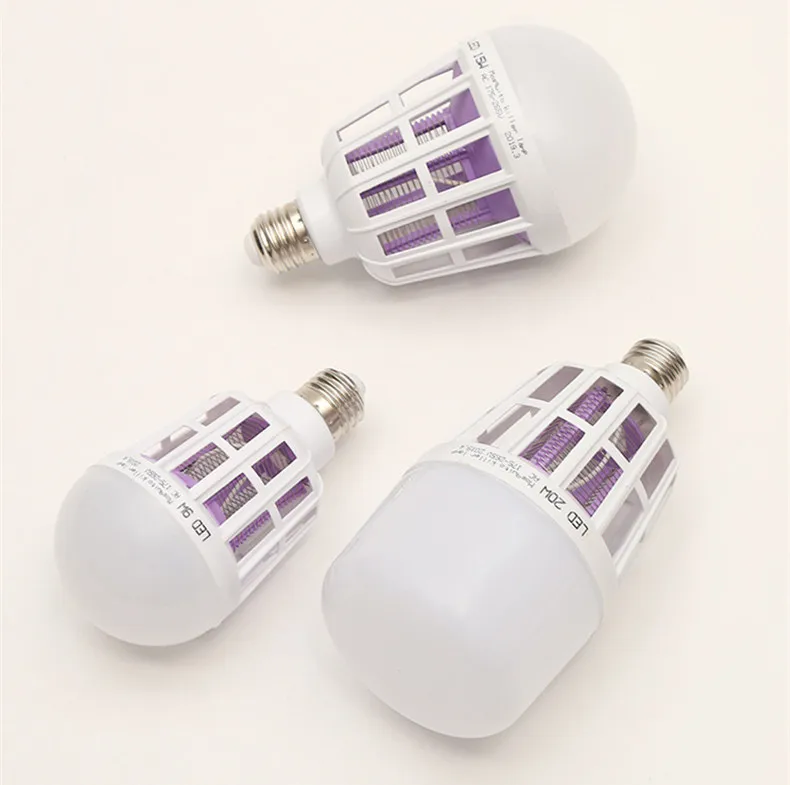Indoor 2 in 1 Mosquito Killer E27 LED Bulb 9W 16W 20W Uv Led Lamp Insect Anti-Mosquito Repeller Killing Fly Bug
