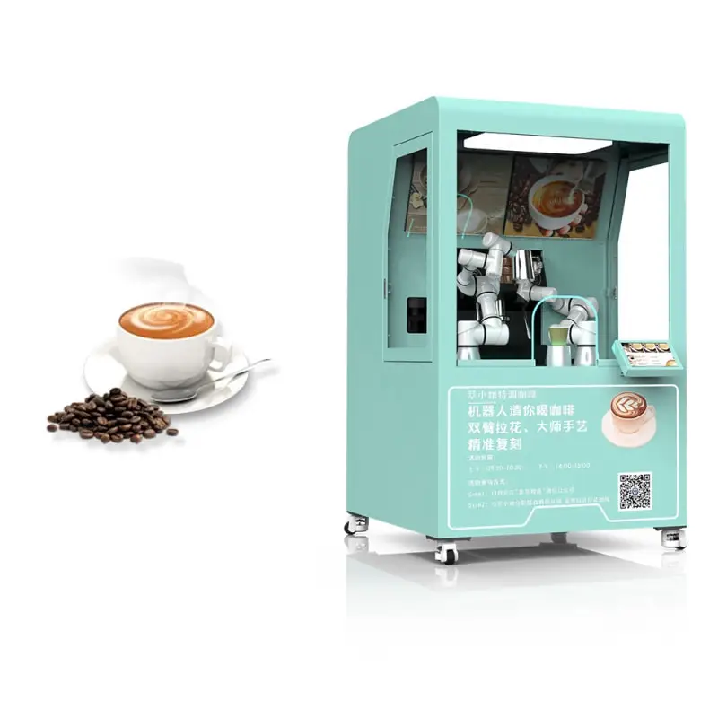 Custom Coffee Vending Machine Fully Automatic Coffee Robot Vending Machine