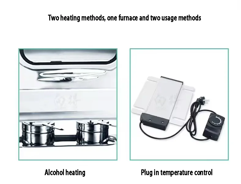 Customizable 13.5 liters High capacity 1/2/3Multi grid stainless steel chafing dishes for catering