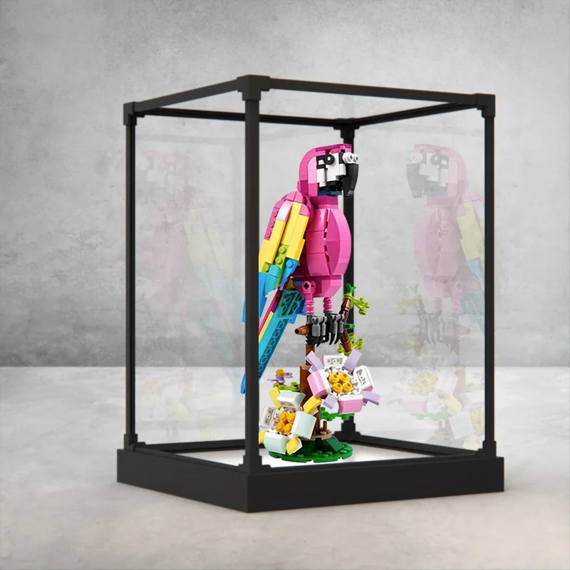 Acrylic Display Case Box Clear Dustproof Protection Showcase for Collectibles Display