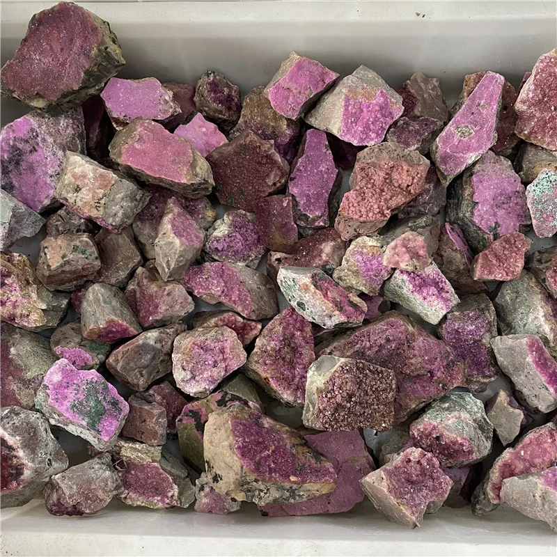 Wholesale Natural Raw Cobalt Calcite crystal stone