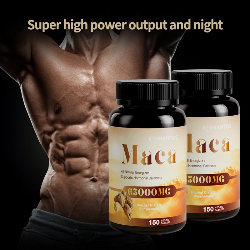 Wholesale 100% Natural herbs maca tablet men power capsule healthcare supplements