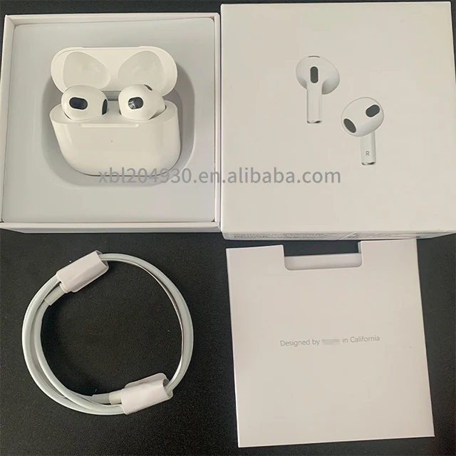 Best Quality Strong Bass With Logo Rename GPS TWS air podding pro Earphone 1:1 Appl Airpodes pro 3 Air Pro Gen 2 3 Airpodes 3