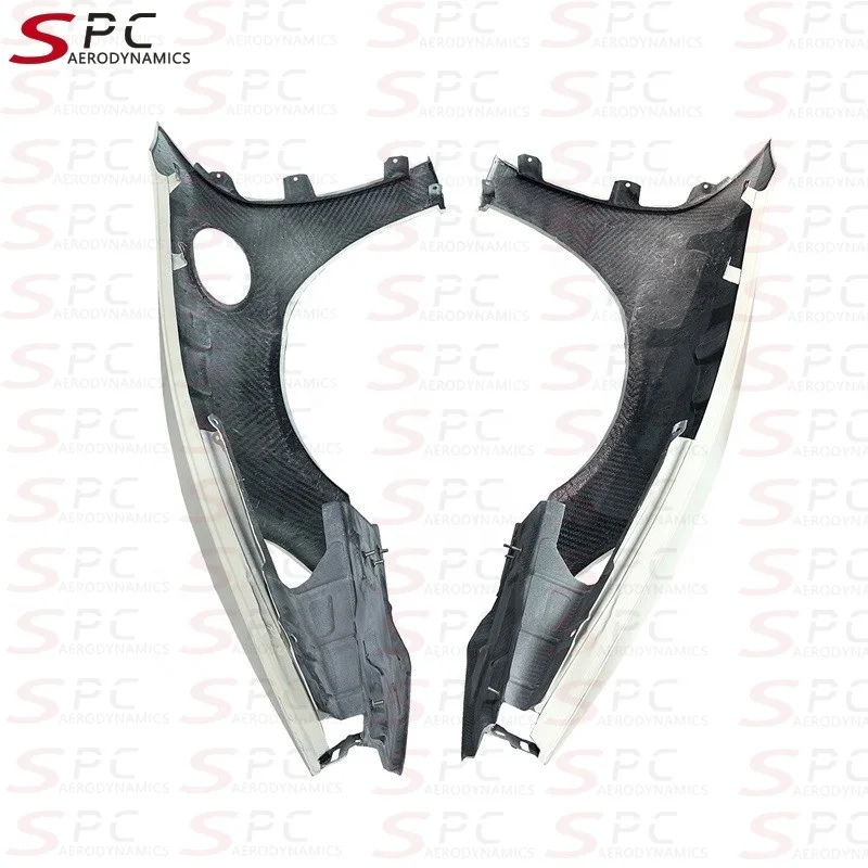 SPC 718 GT4 RS Front Fender For Porsche Boxster Cayman 718 Carbon Fiber Front Bumper For Porsche 718 Vented Fender Car Bumpers