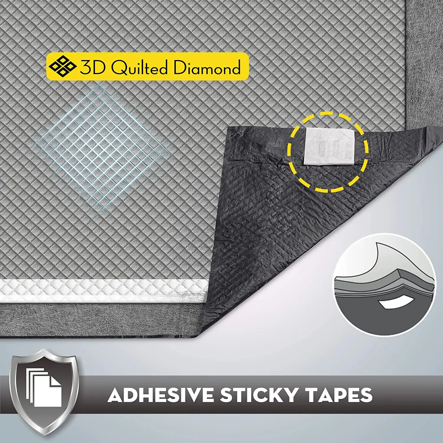 Bamboo Charcoal Urine Absorbent Dog Pee Pad Disposable Puppy Pet Training Pads