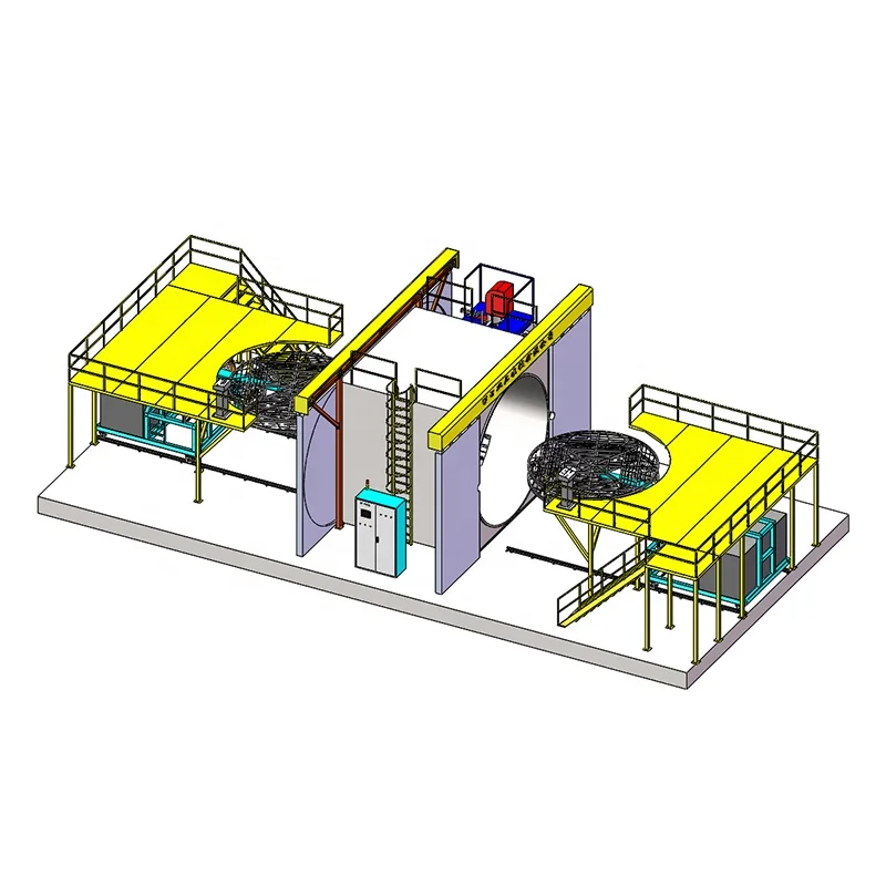 Roto Molding Machine Water Tank Making Machine Two Arms Shuttle Type Rotational Molding Machine