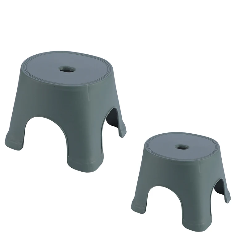 Stylish Simplicity Safe And Non-Slip Small Sizes Stackable Home Furniture Plastic Stools
