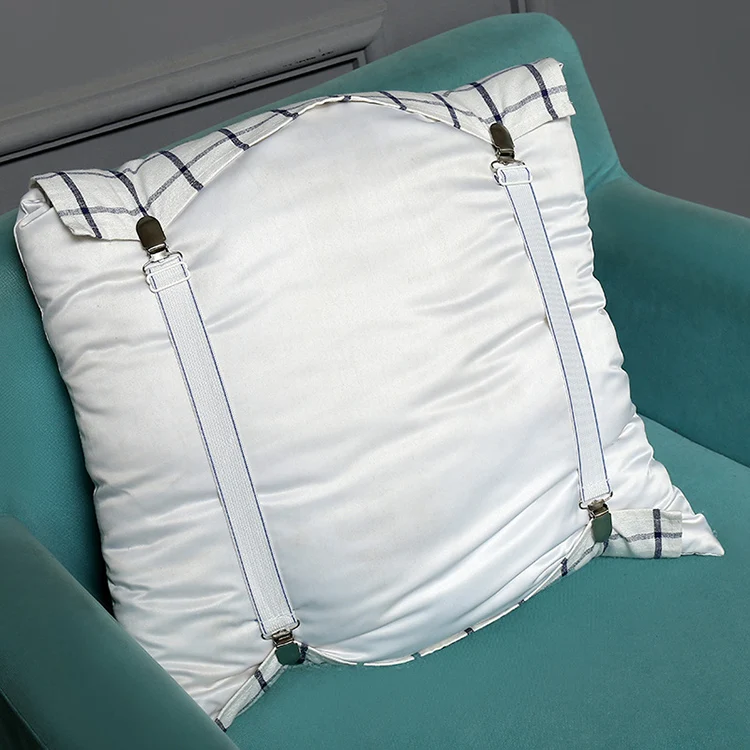 Wholesale 2Pcs Set Bed Sheet Holder Suspenders Gripper Cushion Sofa Blanket Straight Elastic Straps Adjustable Bed Sheet Clip