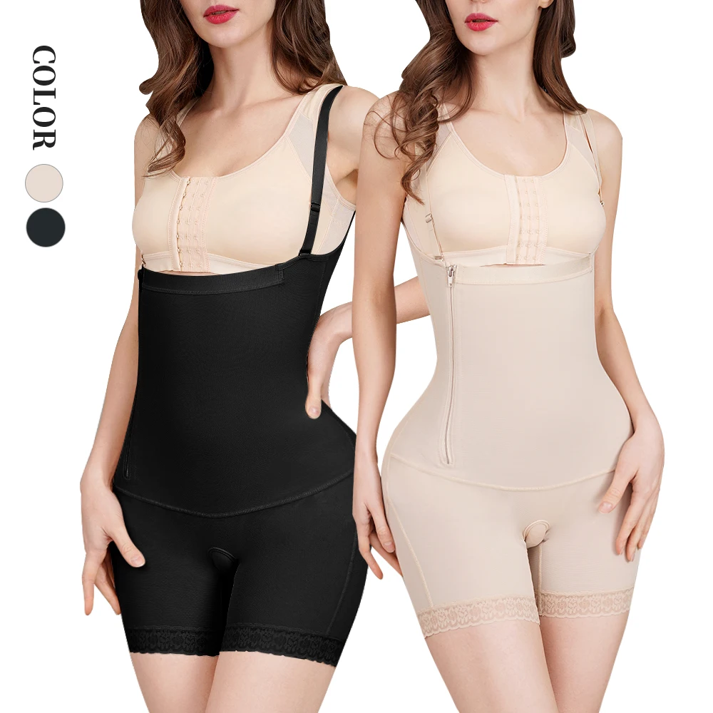 S-SHAPER Woman Open Crotch Shapers Waist Slimming Hip Enhancer Faja Panty Short Tummy Control Butt Lifter Shapewear Post Op