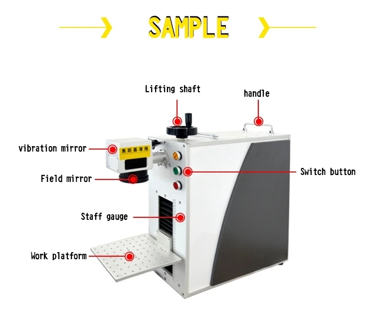 JW portable smart fiber laser marking machine for pigeon ring