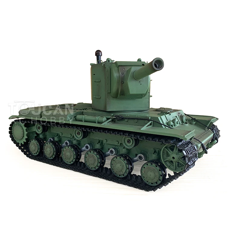 HENG LONG 1/16 Soviet KV-2 RC Tank Gigant 7.0 FPV 3949 360 Turret Barrel Recoil  Toucan Toys Christmas Gift BB Pellets TH19749