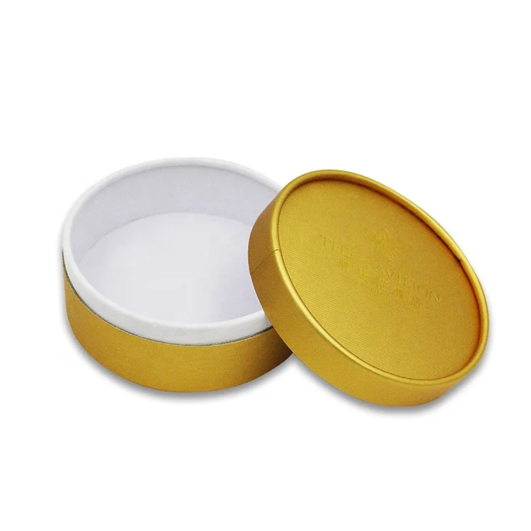 
Chinese Supplier Wholesale Gold Custom Round Box Package Tube Paper Pox For Food Packaging 