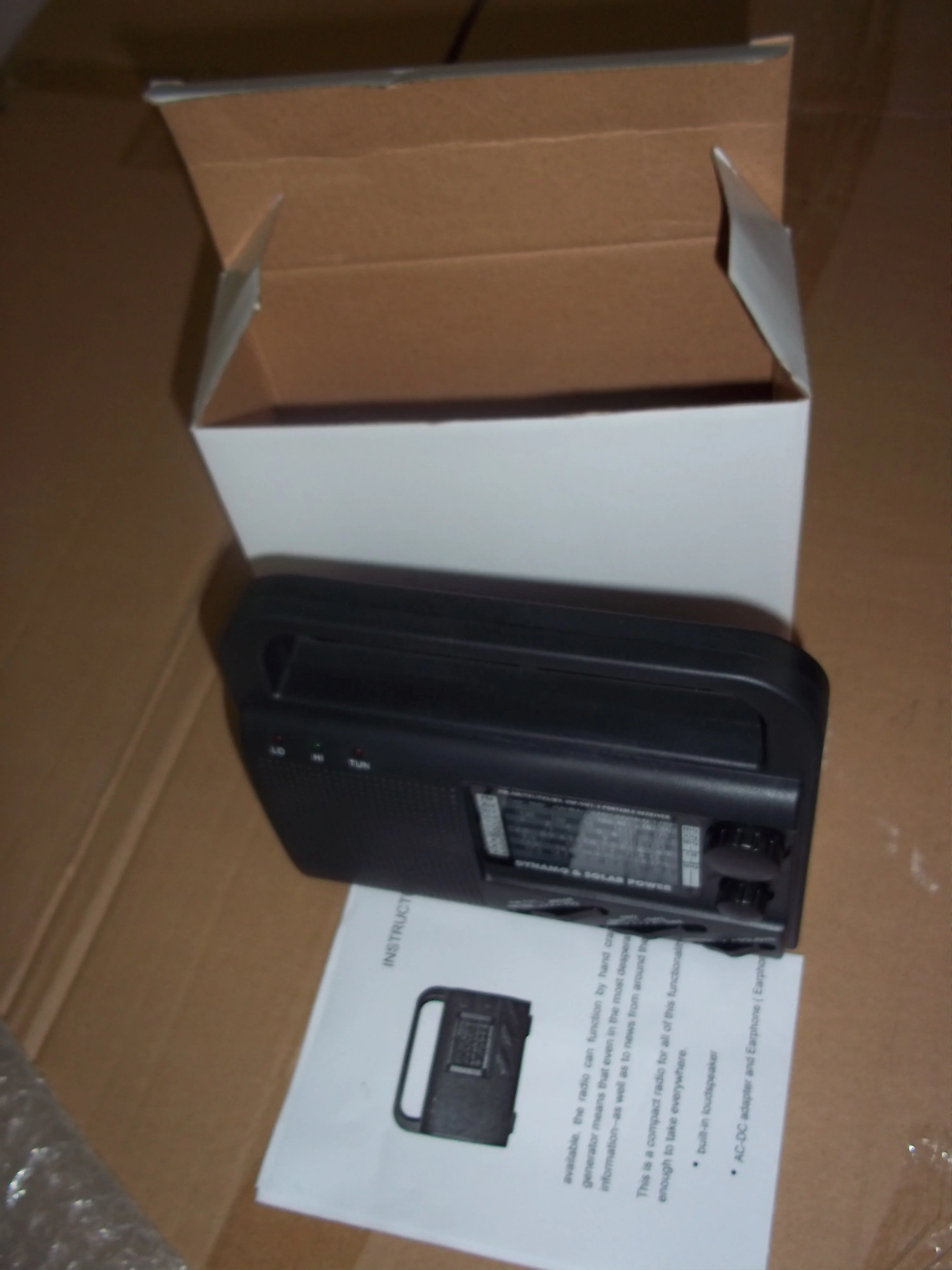 AM/FM/MW/SW/TV/WX/VHF wave 10 bands solar hand crank weather radio