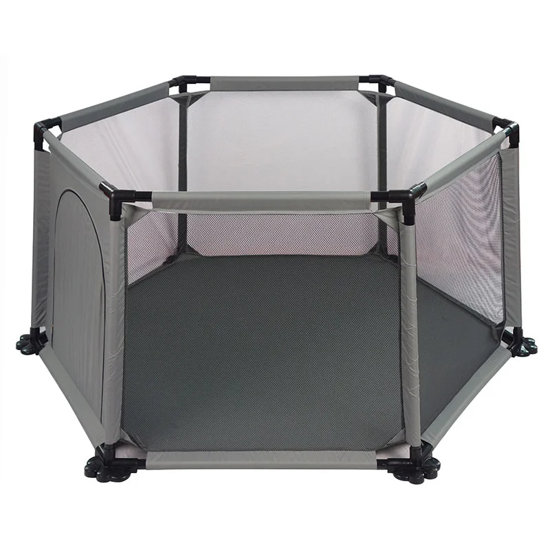 Mamakids gray grey ash  Baby care playpen Adult Baby Playpen play fence playpen