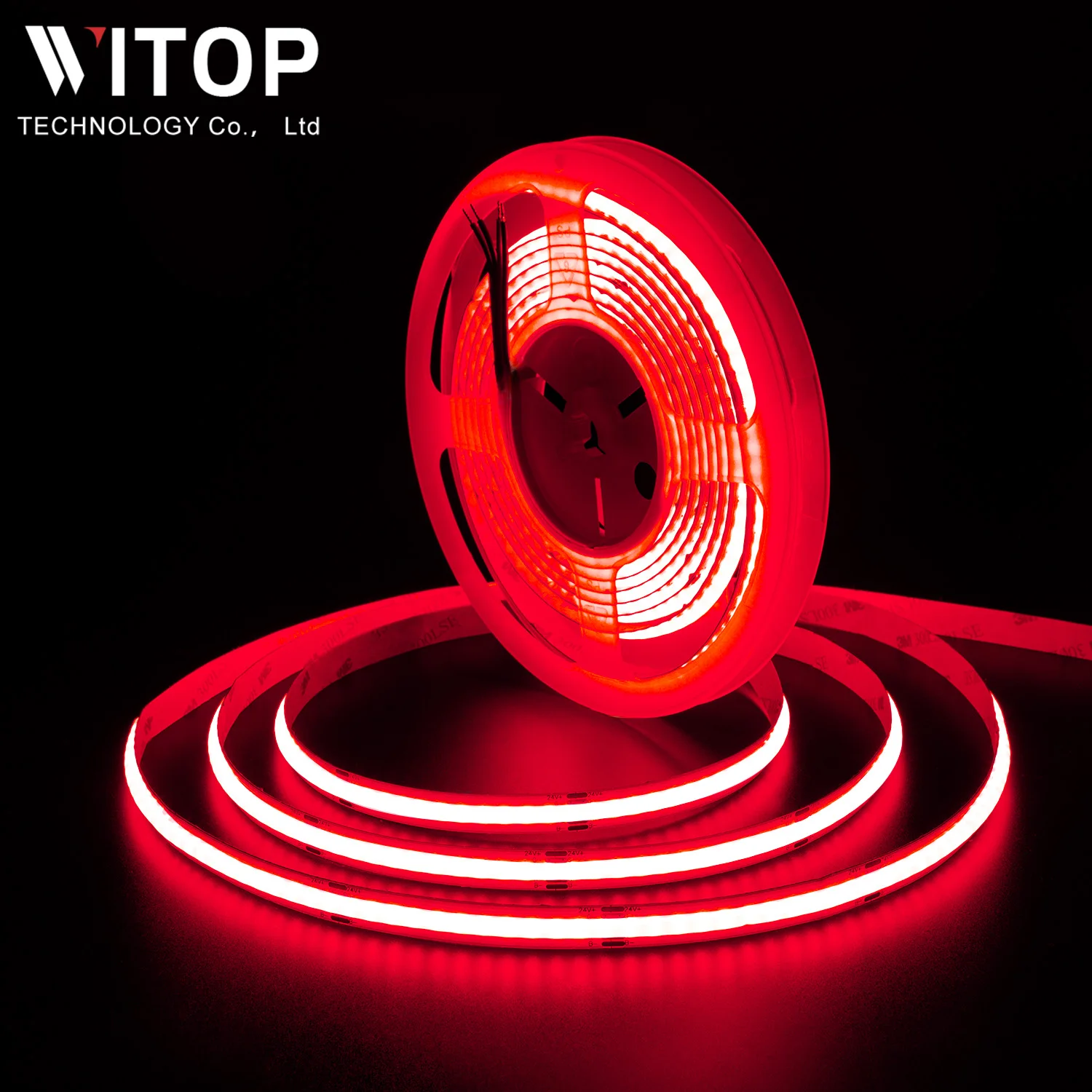 Cob DC24V 576D RGB светодиодные полосы с пультом дистанционного управления rgb Светодиодные Гибкие cob