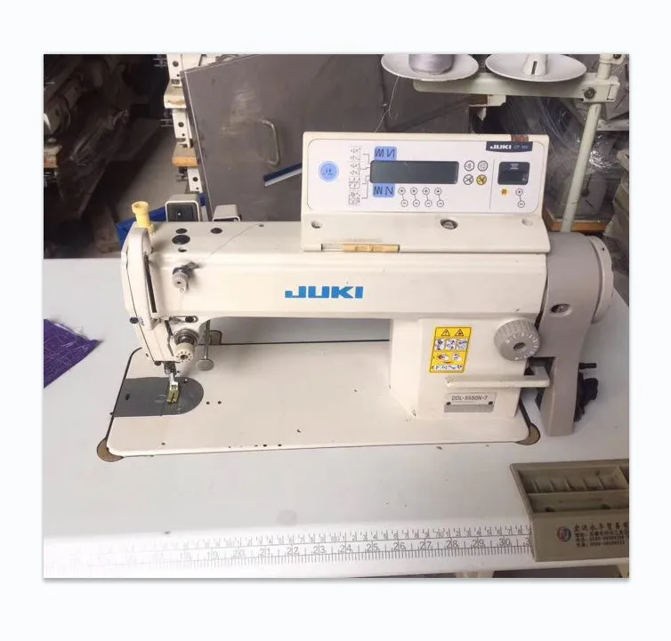 Used Hot Sale Jukis Sewing Machine DDL-5550N-7 (with Automatic Thread Trimmer) 1-needle Lockstitch
