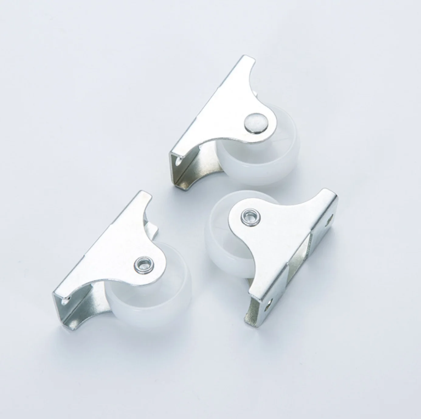 Manufacturer 50 mm White Wheel PP Rigid Caster 2 Inch Furniture Light Duty Fixed Castor