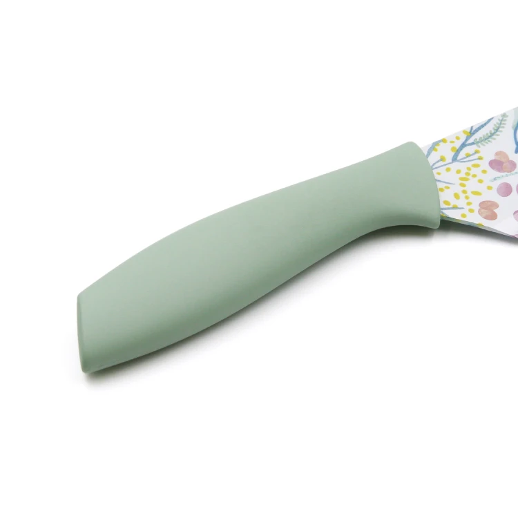 Spring Vibe Non-stick Stainless Steel 8 Inch Carving Knife with Ergonomic PP and TPR Handle