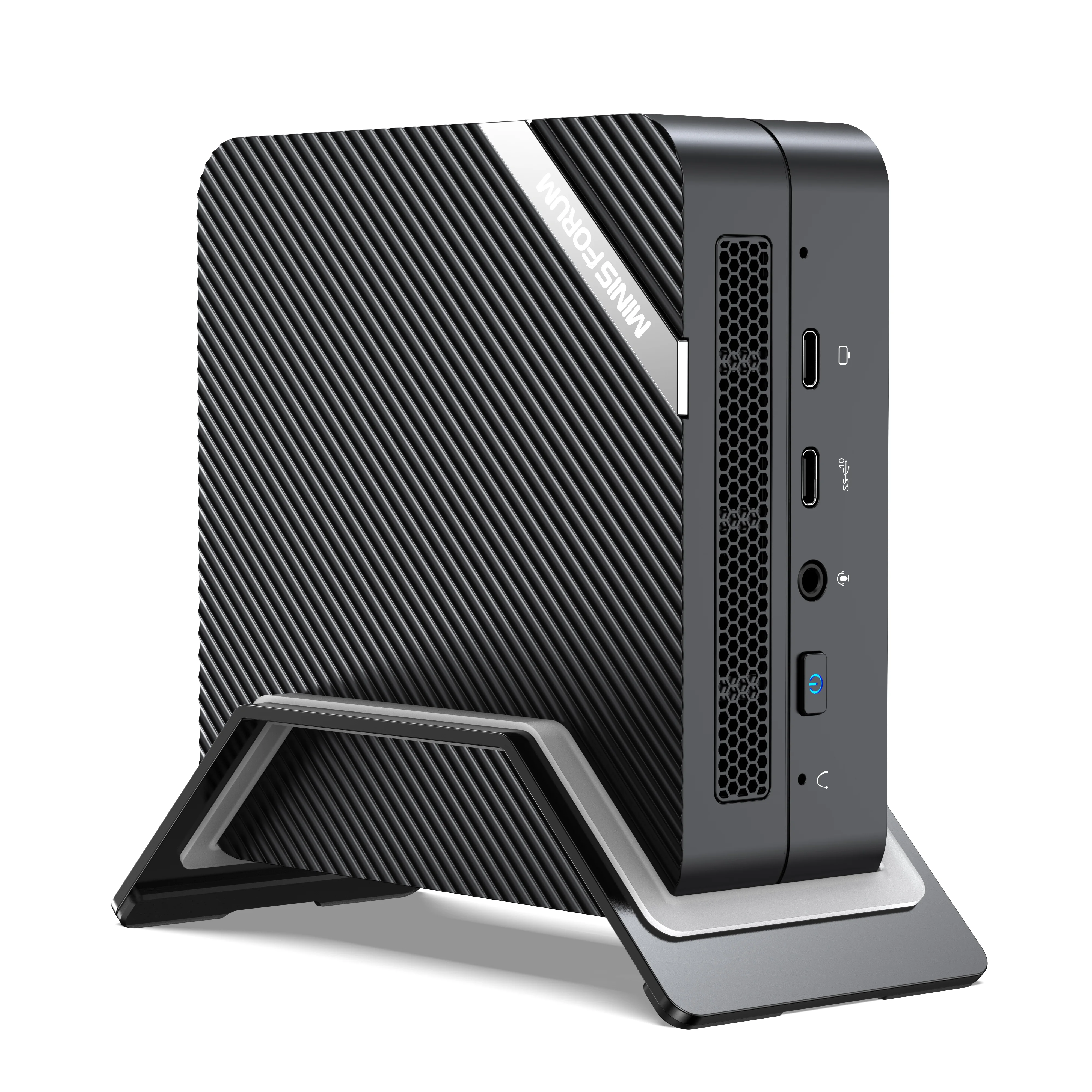 MINISFORUM UM590 AMD R9 5900HX 8 Cores CPU 32GB RAM Desktop 512GB SSD Hard Drive Gaming Windows 11 Pro Mini PC