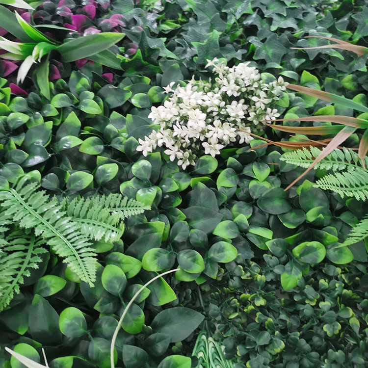 Green wall plants wall artificial silk  Anti UV Outdoor Artificial Plant Wall