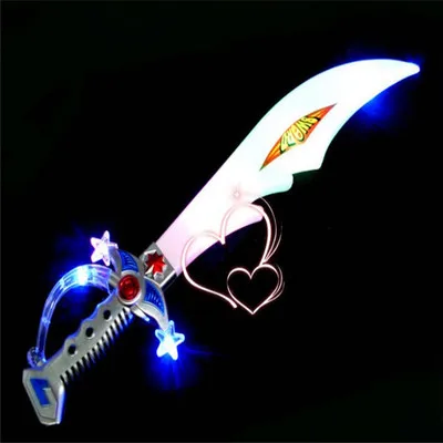 Wholesale cheap bleach electric flash music knife radiant sound kids plastic toy sword