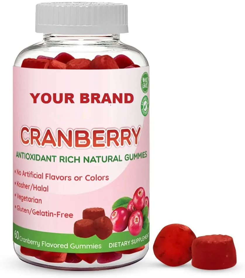 Dietary Supplement Vegetarian Cranberry Gummy Urinary Tract Cranberry Gummies Health Support