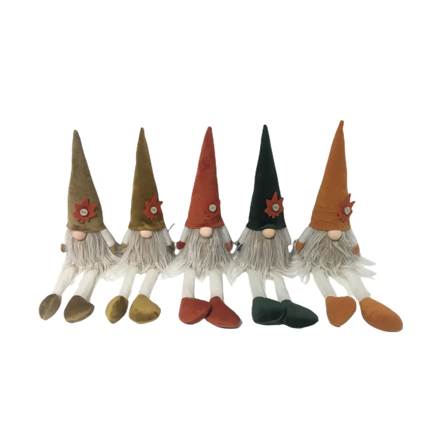 Thanksgiving Decorations Turkey Rudolph Doll Harvest Festival Faceless Plush Gnome Doll Home Party Decoration