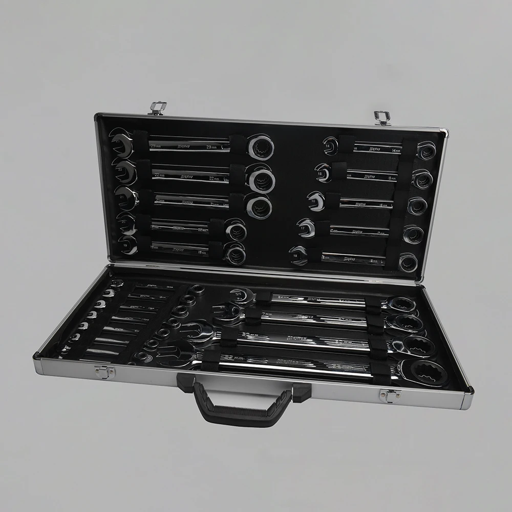 22 pcs auto repair box spanner with ratchet