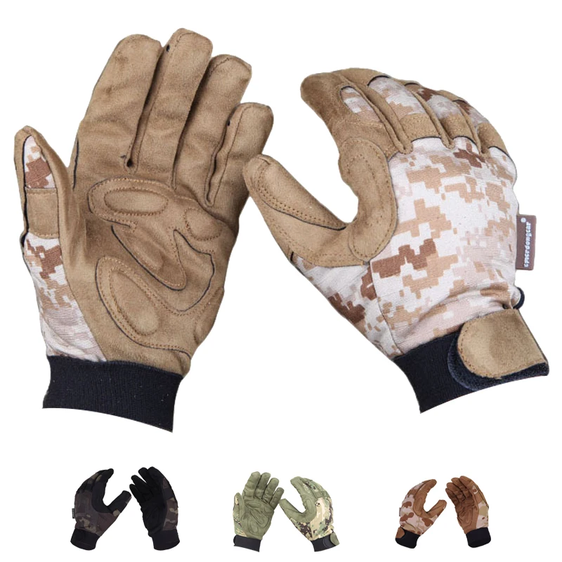 Emersongear камуфляжные уличные тактические перчатки с полным пальцем боевые охотничьи
