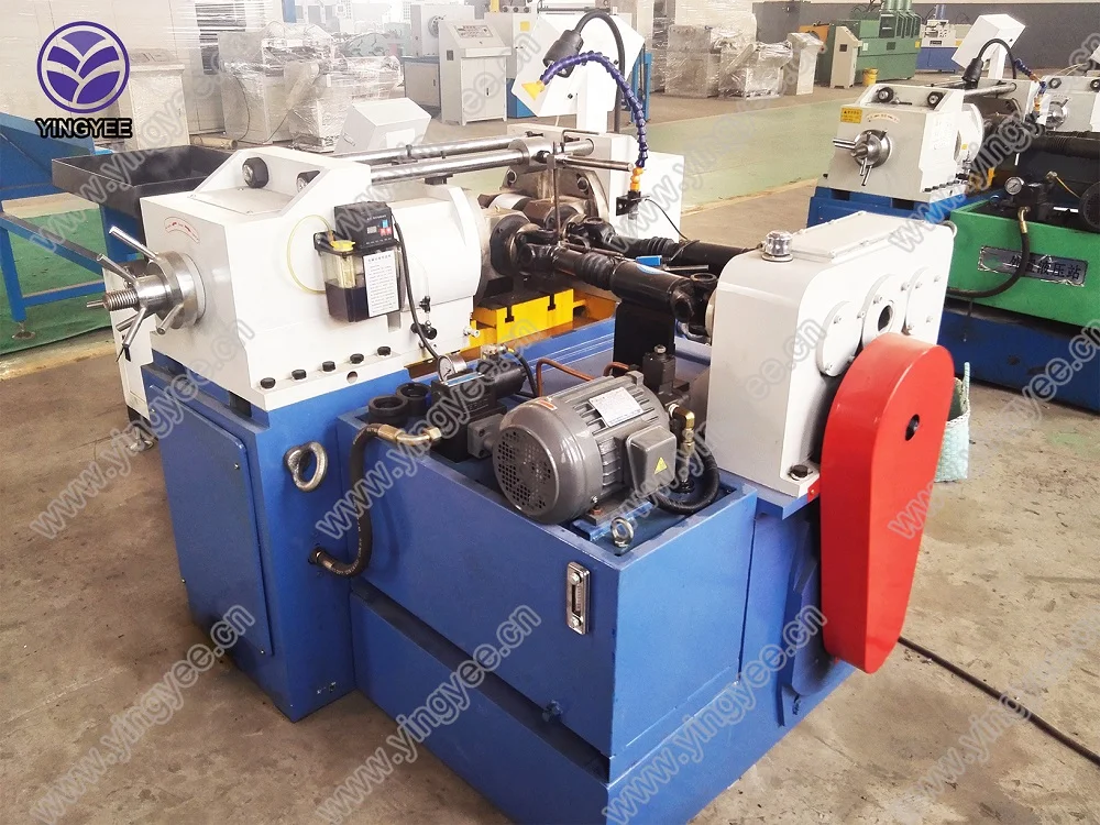 2024 Hot Sale Automatic threading roll machine/Bar thread rolling machine