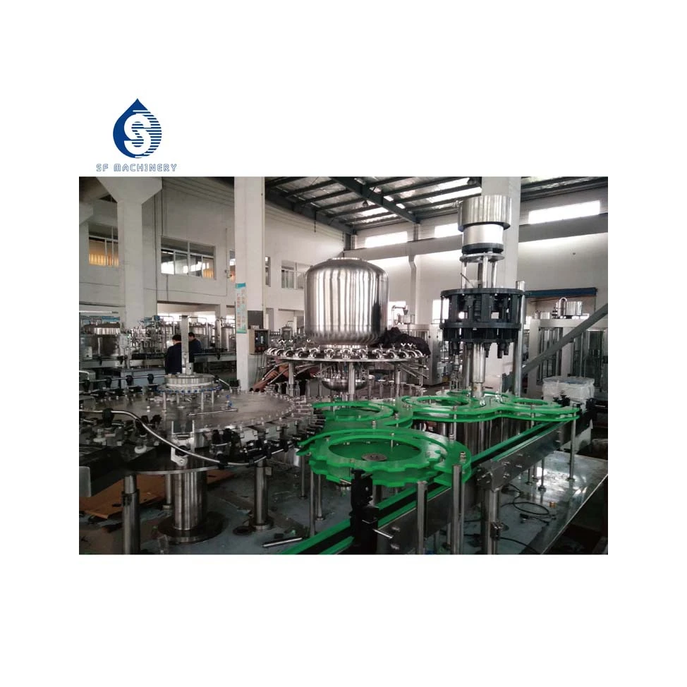 5000bph Automatic Spring Water Production Equipment System Bottling Carbonated Drinks Filling Machine Line