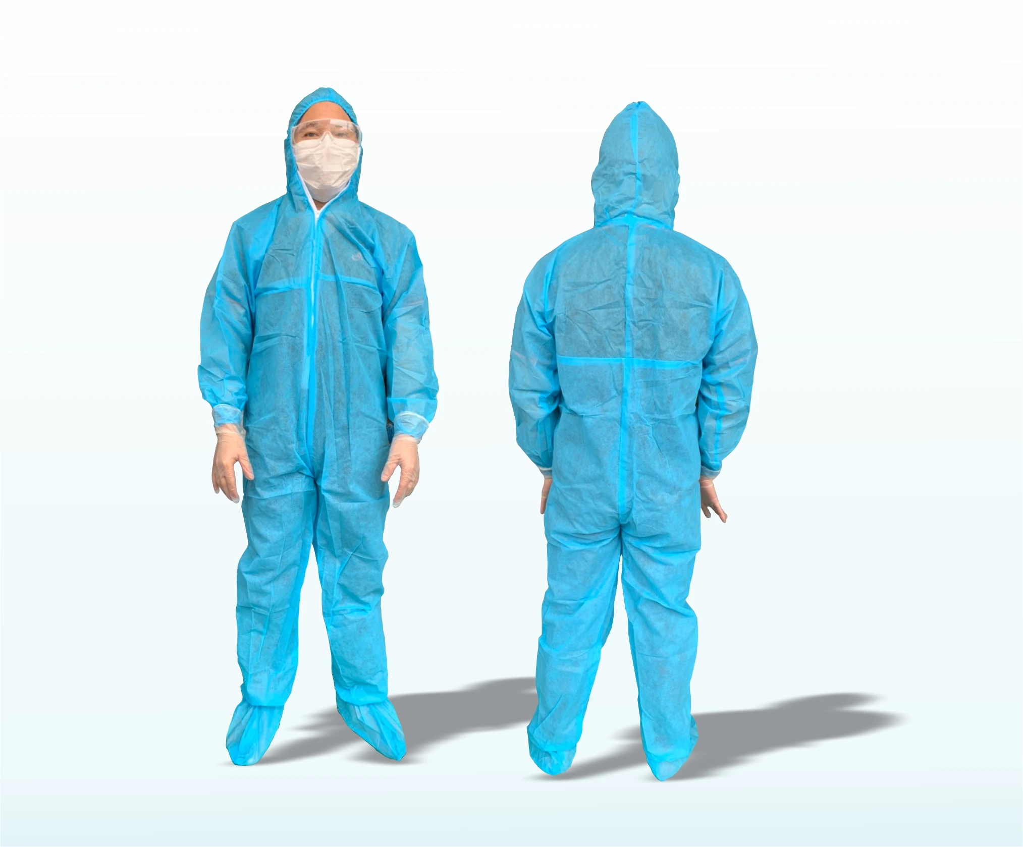 IN STOCK Nonwoven SMS High Quality Wholesale Disposable Coveralls 40GSM Made in Vietnam product