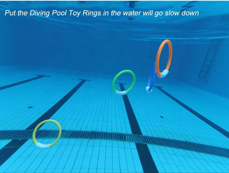 Summer Pool Diving Rings Underwater Swimming Toys For Kids Swimming And Diving Training Toys