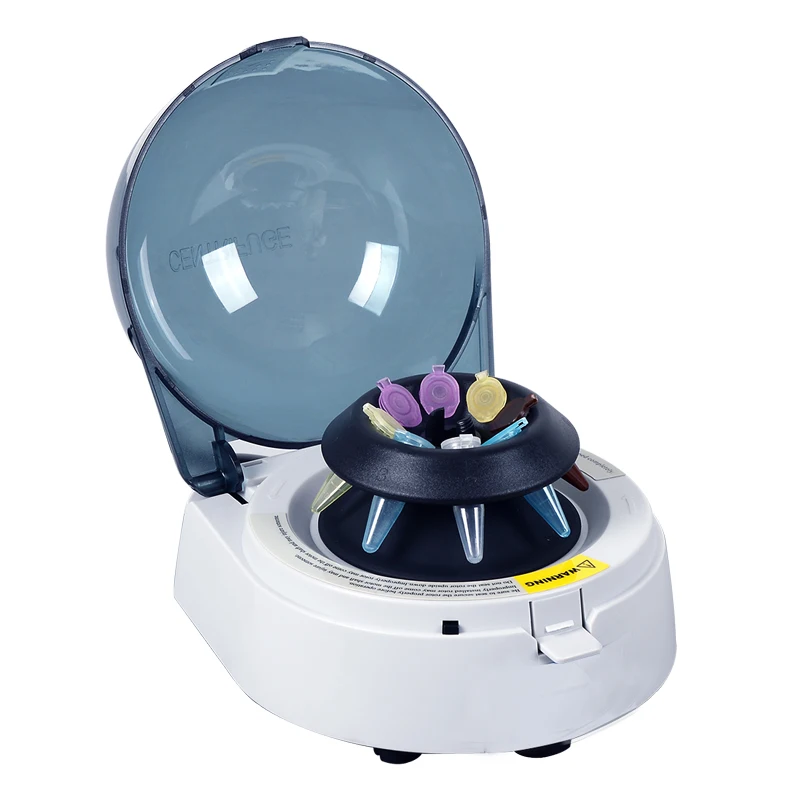 Multi-Speed (two) Mini Centrifuge Used for micro pipe filtration and fast Hematocrit veterinary, micro blood cell separation