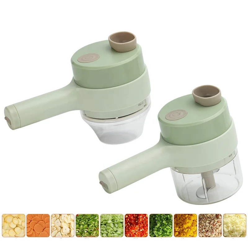 Ourok new 200ML mini garlic chopper USB rechargeable electric vegetable slicer
