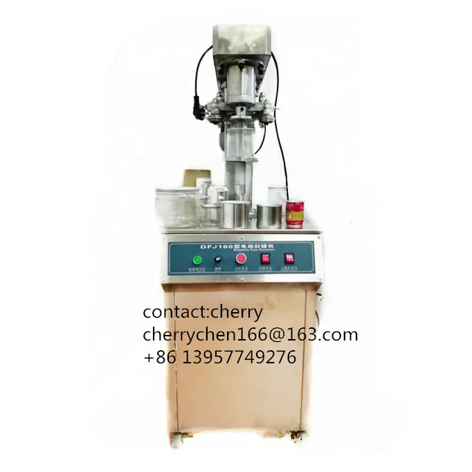 SY DFJ-160 Vertical plastic can sealing machine tin can sealer