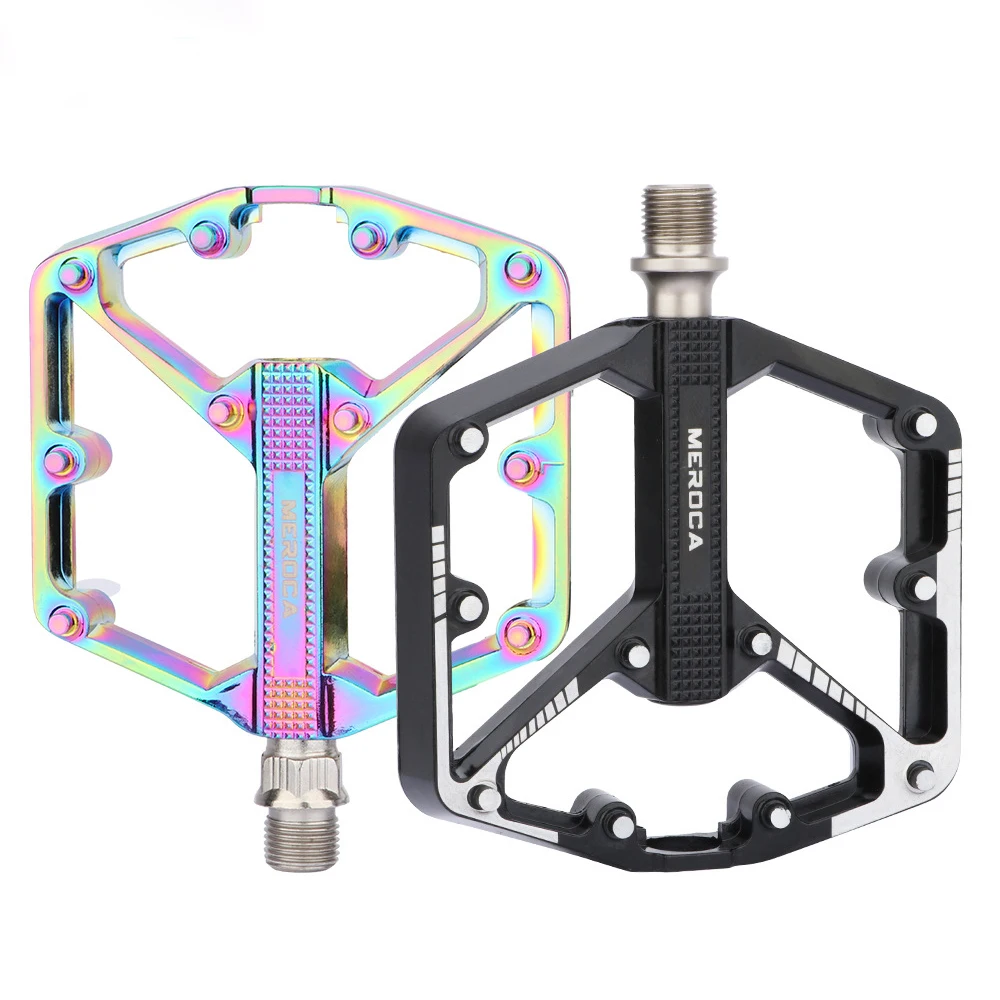 OEM LOGO customized mtb aluminum alloy bicycle pedal with good quality mtb Pedals for Bicycle Double Peilin
