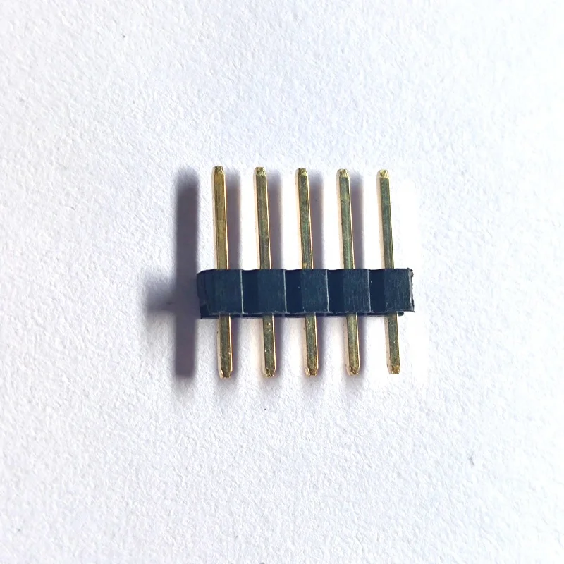 Штырьковый разъем 2,54 мм, шаг одного ряда, от 1 до 40 штырьков, DIP-разъем pcb