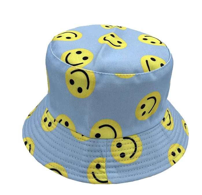 Unisex Reversible Summer Bucket Hat Printed Double Side Wear Sun Beach Fisherman For Hunting Hiking Camping Outdoor Travel