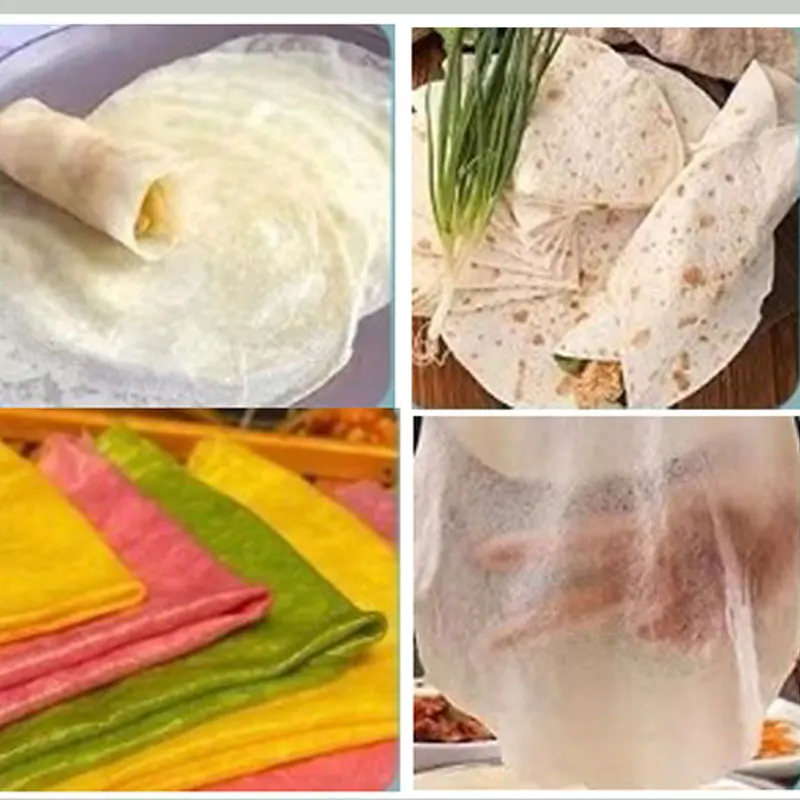 Automatic Hydraulic Chapati Maker Roasted Duck Pancake Making Machine