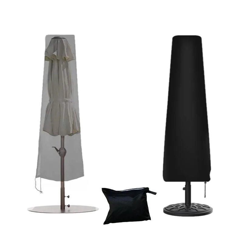 Outdoor Oxford umbrella cover courtyard waterproof umbrella cover zipper design garden waterproof umbrella cover