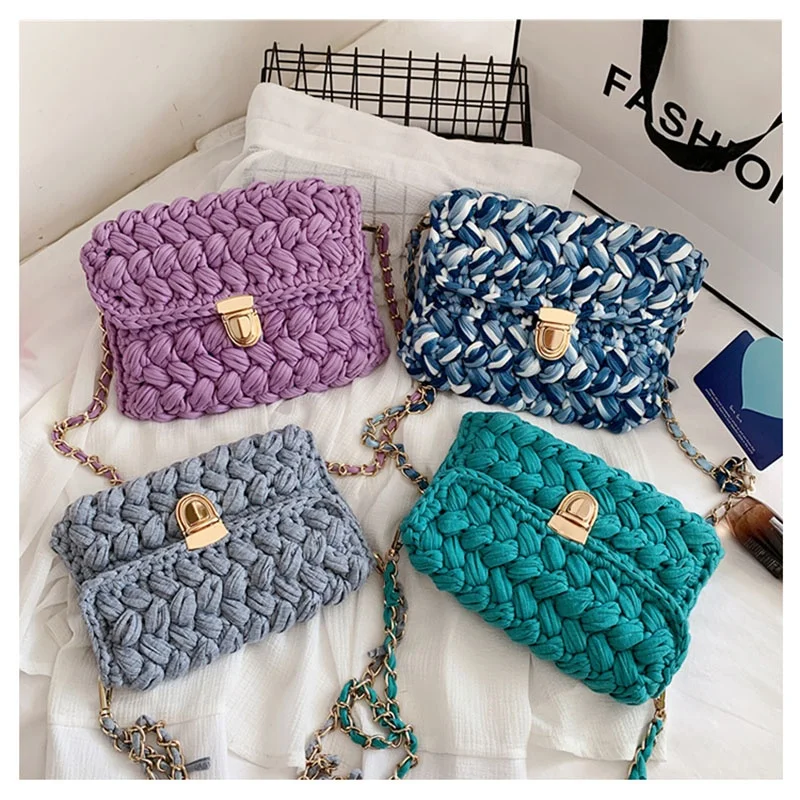 Женская трикотажная сумка