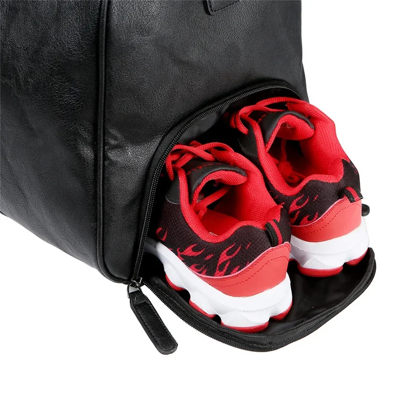 Custom Waterproof Duffle Luggage Bag Trolley for Travel Carry on Rolling Duffel Bags with Shoes Compartment